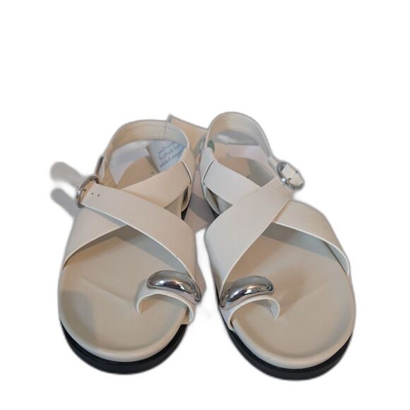 Women's Penelope Toe Ring Footbed Sandals -A New Day- Bone Size Various - Picture 3 of 7